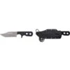 Cold Steel Mini Tac Bowie Fixed Blade Knife Black 3.6 In. W/Sheath -Outdoor Equipment Shop 1206802 1 40444.1658432597
