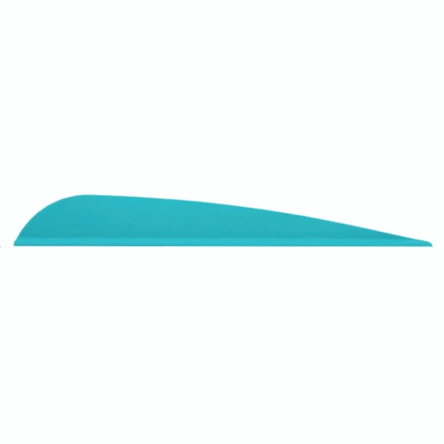 AAE Trad Vanes Teal 3 In. 50 Pk. 3 AAE Trad Vanes Teal 3 In. 50 Pk.