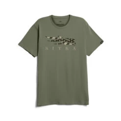 Sitka Icon Flag Tee Olive