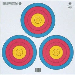 Maple Leaf Target Face FITA 3 Spot Triangle 100 Pk.