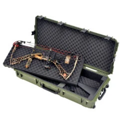 SKB ISeries Double Bow/Rifle Case Green 42 In.