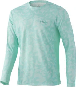 Huk Icon X Running Lakes Beach Glass Long Sleeve