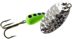 Panther Martin Hammered In-Line Spinner Silver Chartreuse #4 1/8 Oz