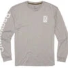 Browning Long Sleeve Gray/White Sun Shirt -Outdoor Equipment Shop Browning Long Sleeve Sun Shirt 30105949 27791.1663697574