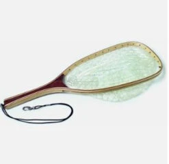 Eagle Claw Trout Net Clear Rubber Wood Handle