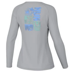 Huk Womens Always Sunny Pursuit T-Shirt Harbor Mist -Outdoor Equipment Shop H6120177 034 B 1800x1800 37919.1716488915