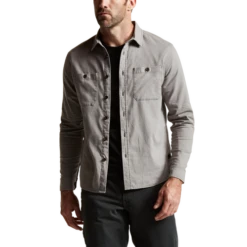 Sitka Ambary Light Weight Long Sleeve Woodsmoke Heather Shirt -Outdoor Equipment Shop IMG SITKA ED 2022 600068 WSH Ambary LS Shirt Woodsmoke Heather 592p Studio 05231 03247.1663181209