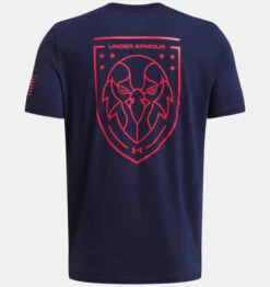 Under Armour Mens Freedom Eagle T-Shirt Midnight Navy