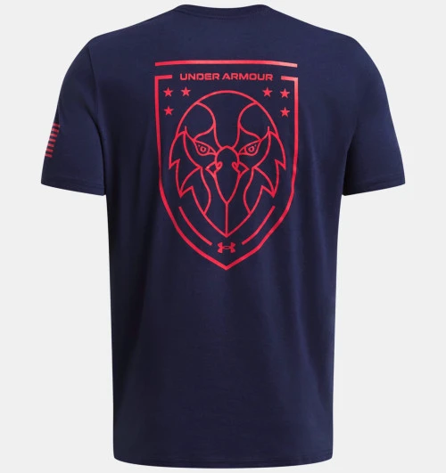 Under Armour Mens Freedom Eagle T-Shirt Midnight Navy 3 Under Armour Mens Freedom Eagle T-Shirt Midnight Navy