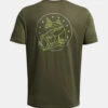 Under Armour Mens Freedom Bass T-Shirt Marine OD Green -Outdoor Equipment Shop PS1383003 390 HB 49580.1716230186