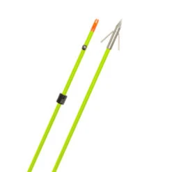 Fin-Finder Raider Pro Bowfishing Arrow W/ Big Head Point (Flo Green)